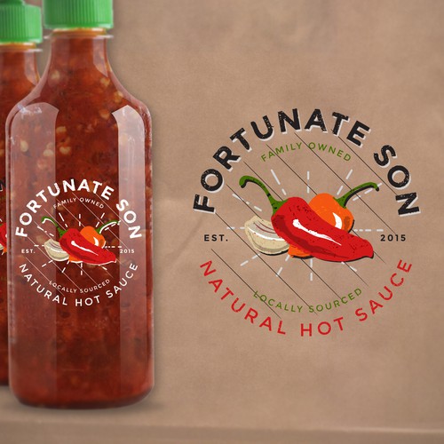Fortunate Son Hot Sauce, a locally sourced, all natural, family owned company.