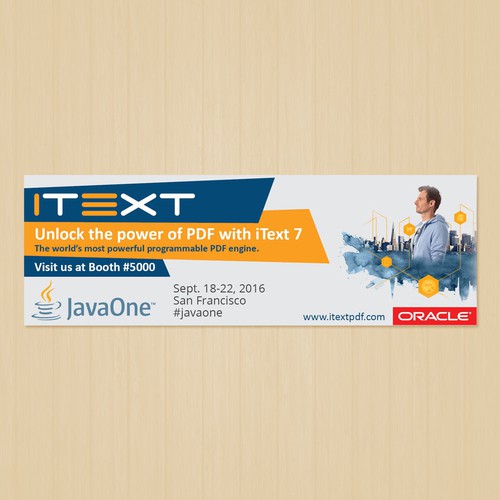 Email Signature Banner for ITEXT on JavaOne event