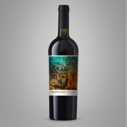 Tempus Fugit - Wine Label