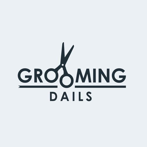 Logo for grooming company