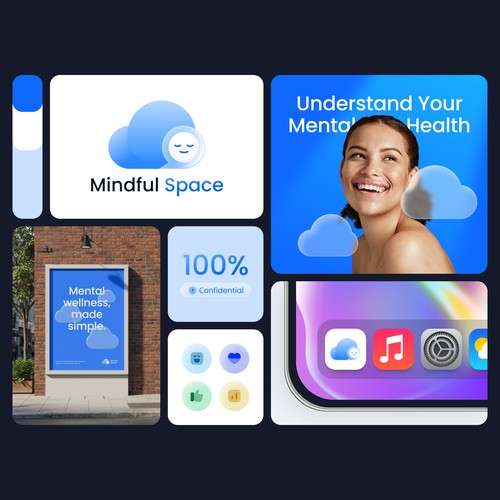 Mindful Space – Mental Health Platform Branding
