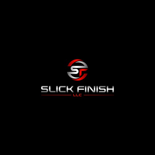 Slick Finish LLC Logo Design