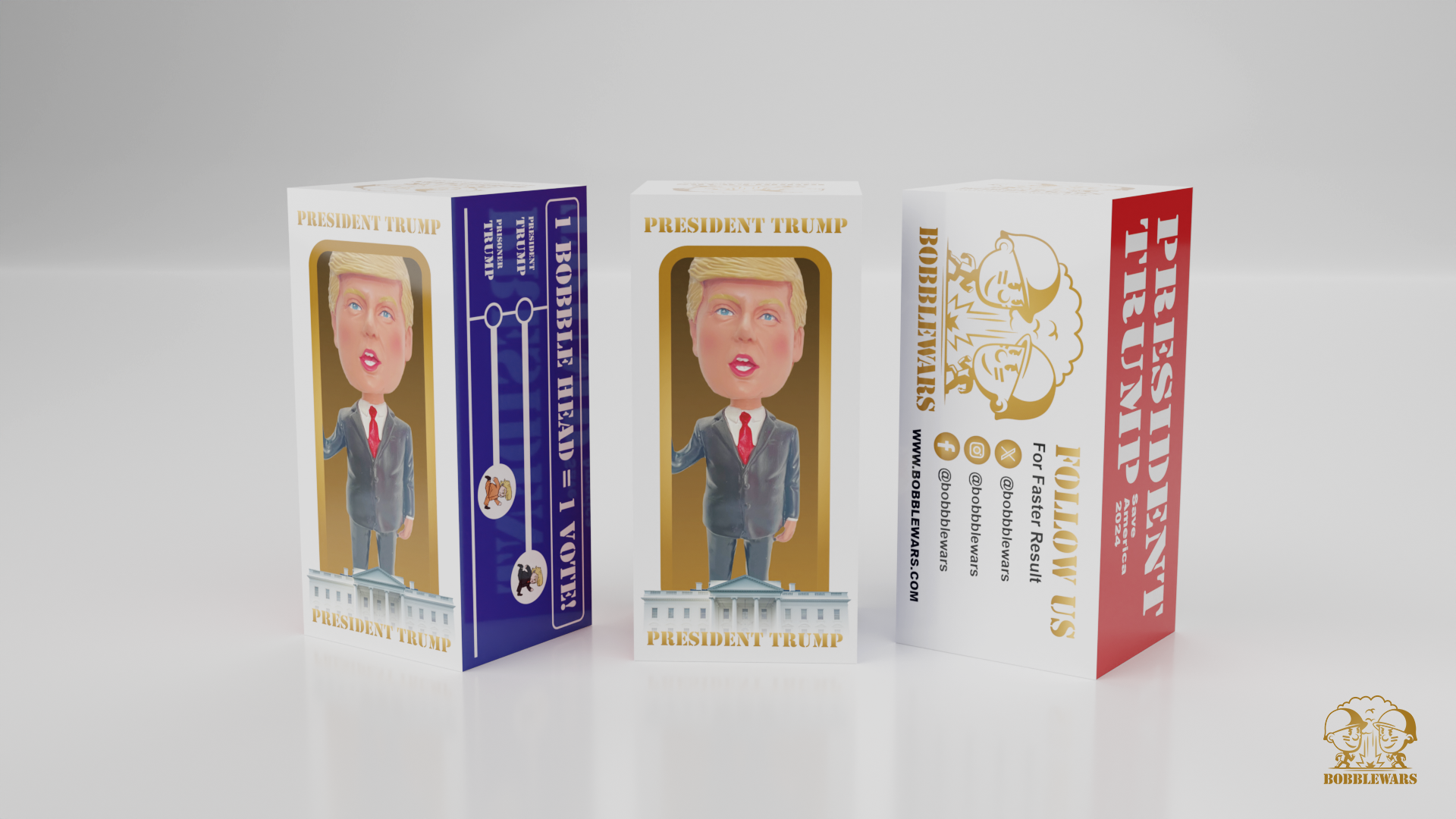 President Trump 2024 Bobblehead - BobbleWars