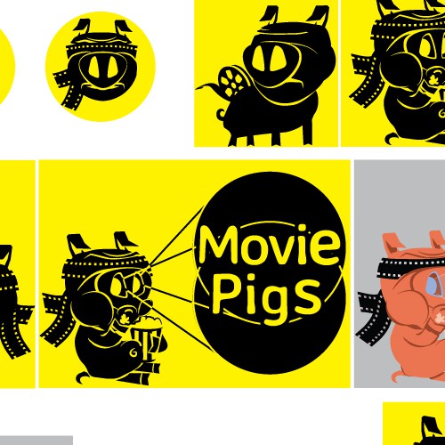 Create capturing branding for MoviePigs.com