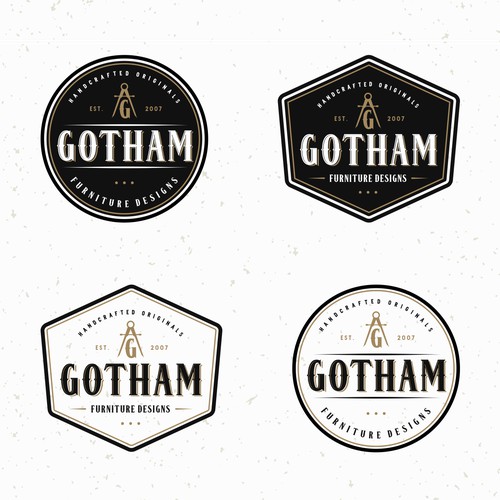 GOTHAM, logo, vintage