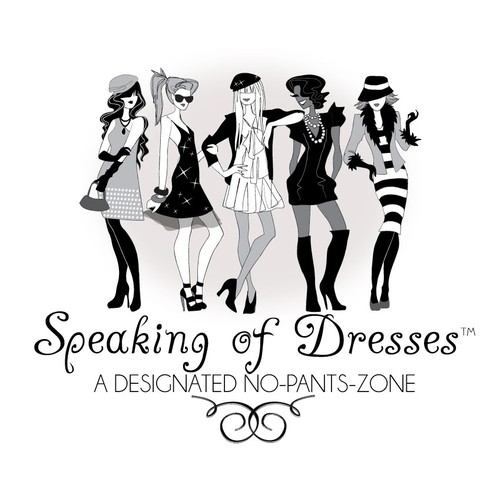 Create the next logo for SPEAKING OF DRESSES™