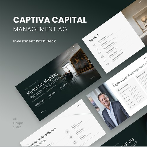 Captiva Capital Management AG Pitch Deck