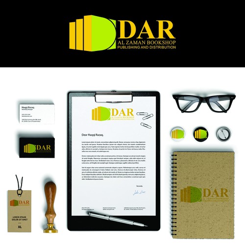 design logo for bookstore, Stationery , Copiers and Electronic Devices