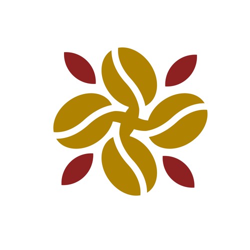Coffee flower logo