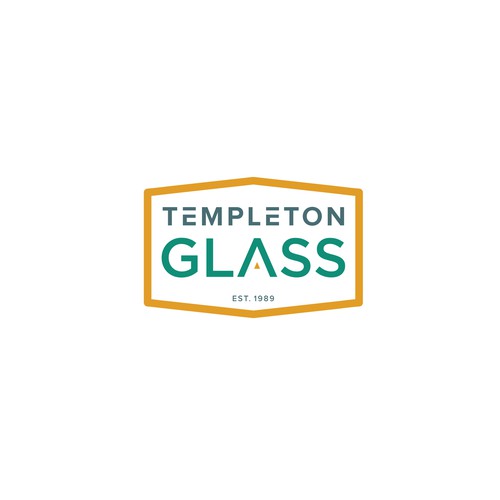 Templeton Glass logo design