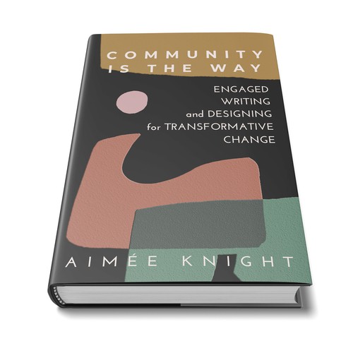 Book Cover with Abstract Design