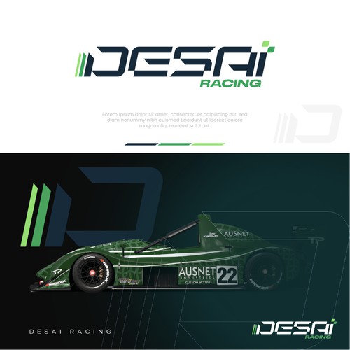 Desai Racing Logo Design