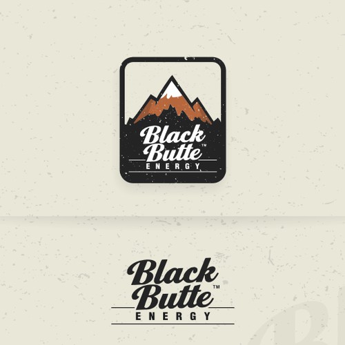 logo and business card for Black Butte Energy
