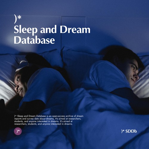 A typographic logo for the Sleep and Dream Database
