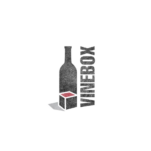 Logo design for vineBox, a bespoke wine tasting startup!!