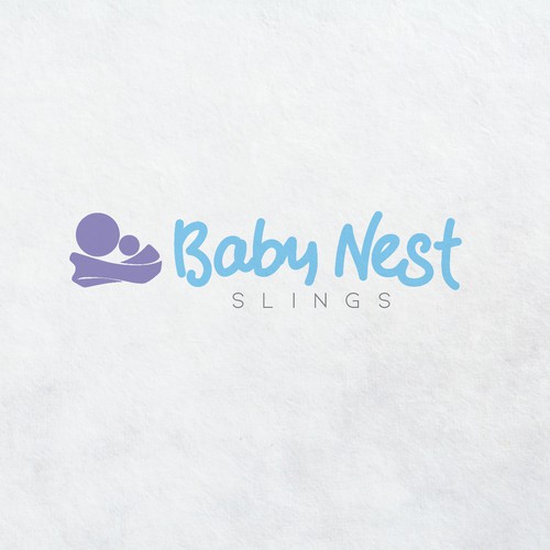 Baby Nest Slings Concept logo