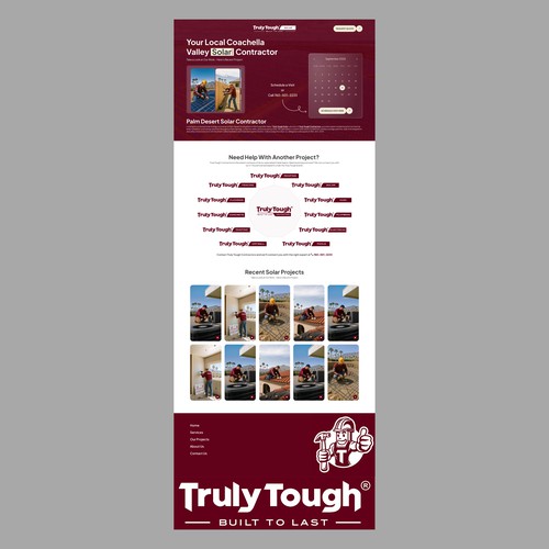Solar Contractor Website Design