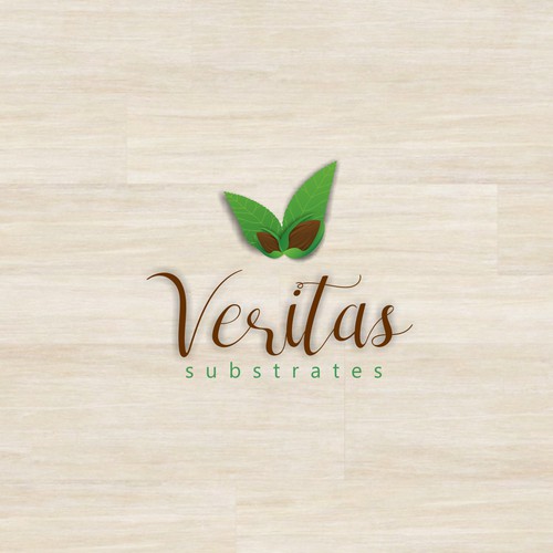 V almond substrates logo