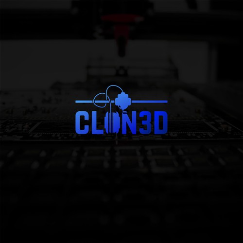 Bold logo for 3d printing company