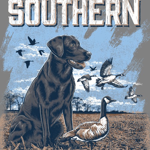 Southern Outskirts dog hunting t-shirts.