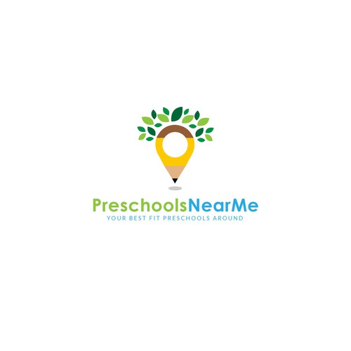 Preschools search directory logo concept