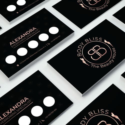 Body Bliss Business cards