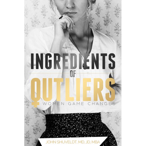 Designs a cover for an upcoming women's leadership book!