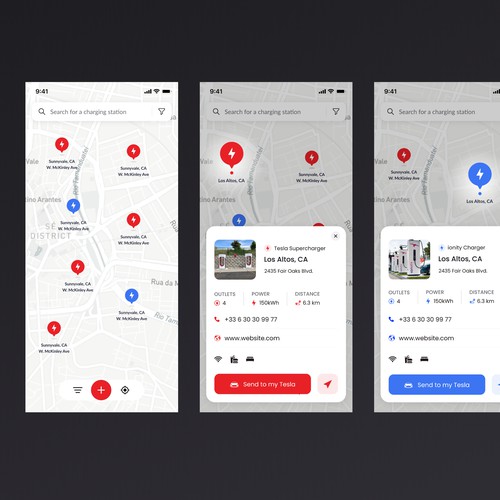 Find Tesla Charger Application