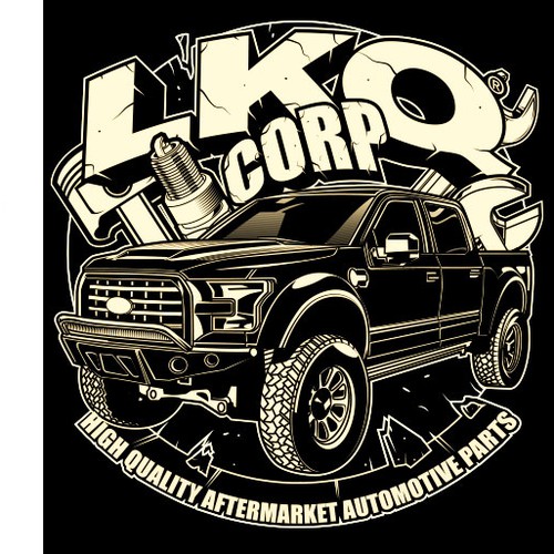 LKQ Corp Tshirt Design