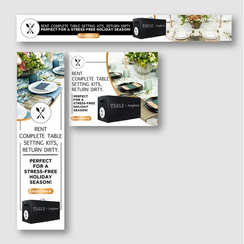 TABLE + carefree – Stress-Free Table Kit Web Banner Set