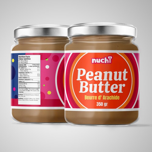 Label for Peanut Butters
