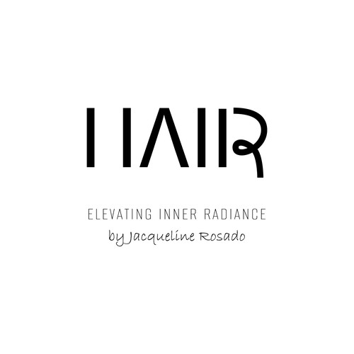 Bold logo concept for a hair stylist specializing in curly hair