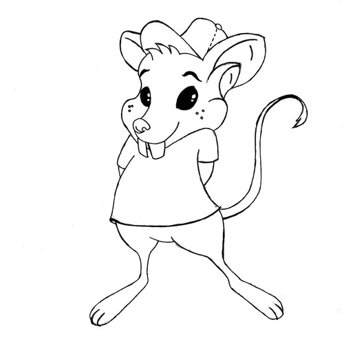 3 eared mouse design