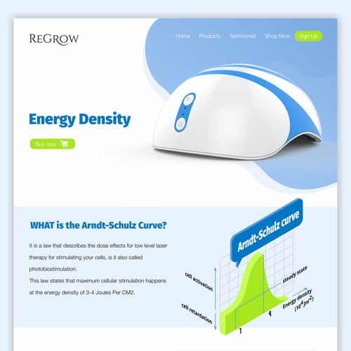 Web Page | Laser Hair Growth Device