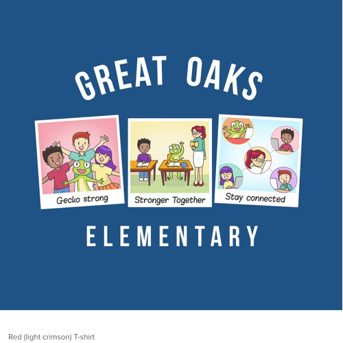 T-shirt Fun illustration for Great Oaks Elementary