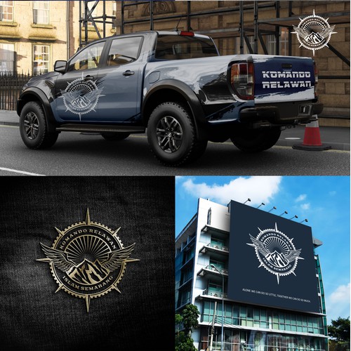 Emblem logo design for a charity community