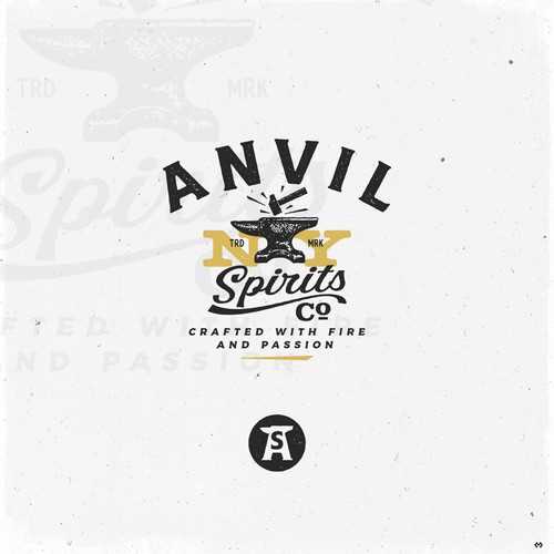 Logo design concept for a spirits co.