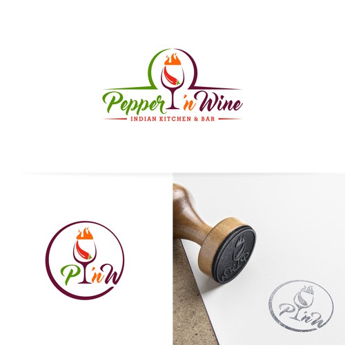 Logo For Pepper 'n Wine