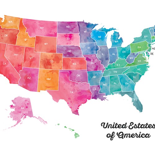 Usa map