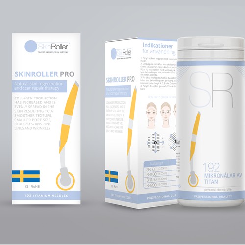 Skinroller packaging design