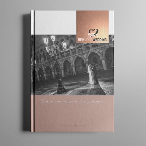 Brochure for wedding photo business