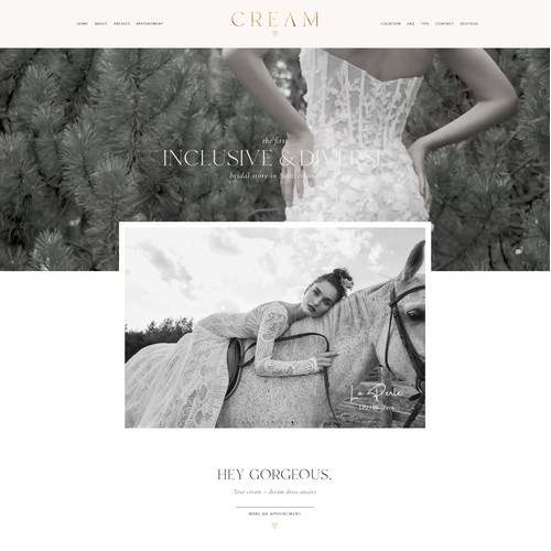WordPress Website Design & Development for a Beautiful Bridal Boutique