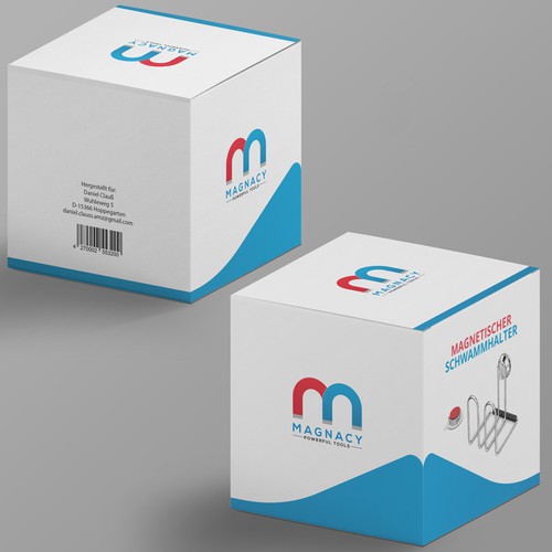 Small box packaging design for magnacy