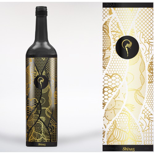 luxury wine label