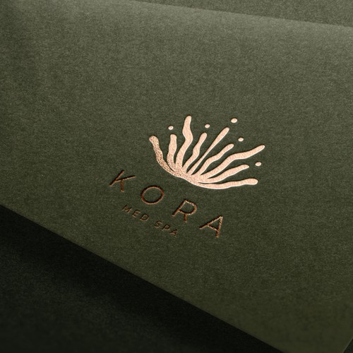 Handdrawn logo for med spa