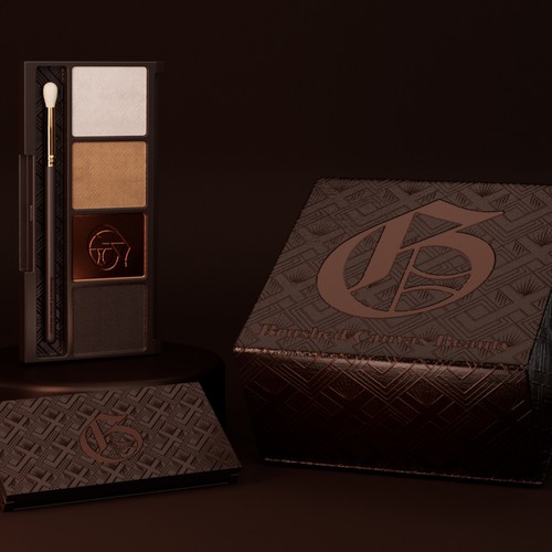 Makeup packaging design and render