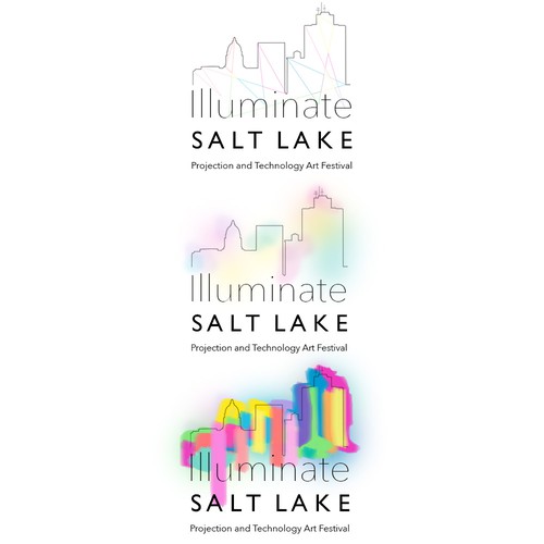 Logo for an Illuminate festival 