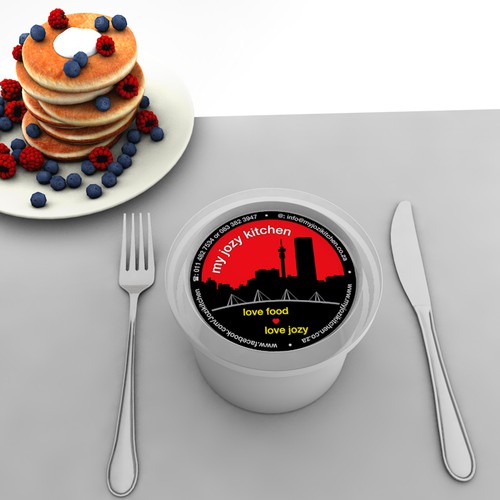 Create a label for new food brand