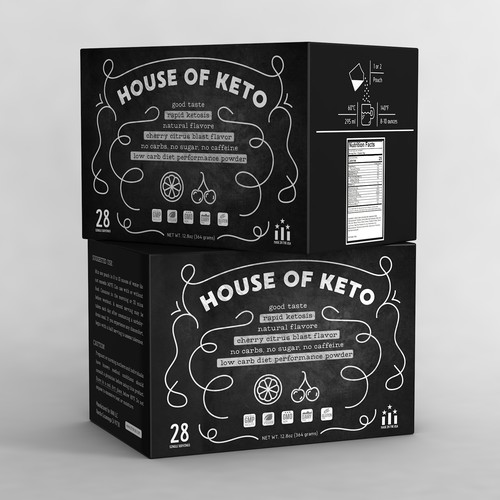 KETO KETOSIS CHALK Box Design 