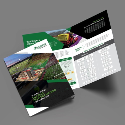 brochure Design for Sports Construction 